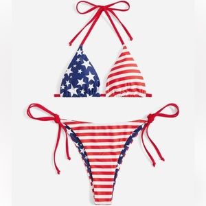 Shein: American flag bathing suit